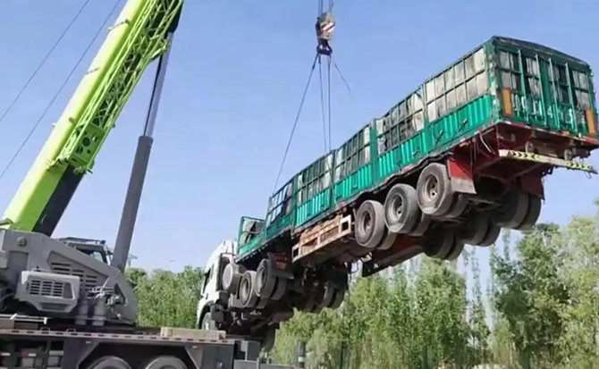 平邑道路脱困救援案例